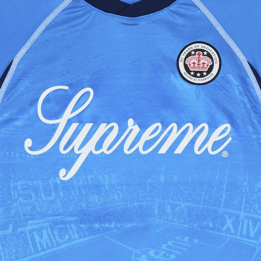 Supreme Blauw Voetbal T-shirt Blue Heren
