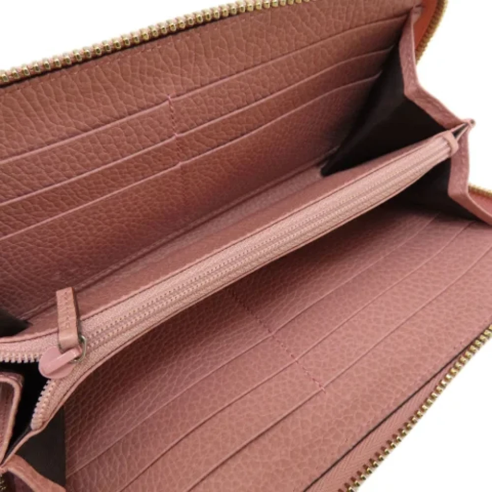 Gucci Vintage Pre-owned Leather wallets Pink Dames