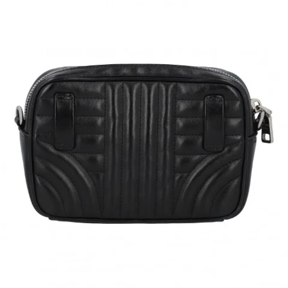 Prada Vintage Pre-owned Leather crossbody-bags Black Dames
