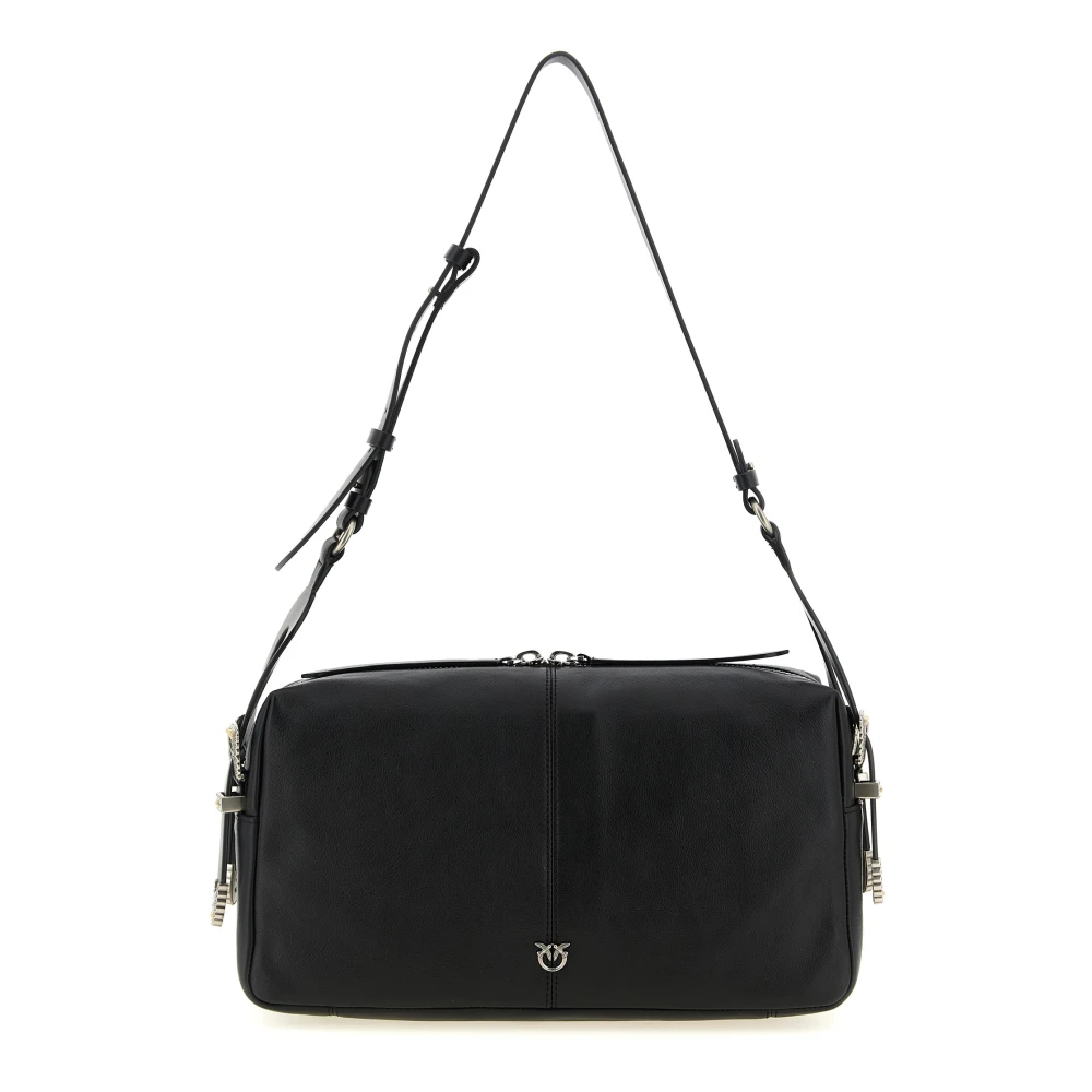 Pinko Women's Black Shoulder Bags, One Size, Keeper Bag