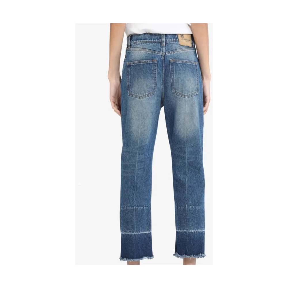 N21 Slim Boyfriend Jeans Blue Dames