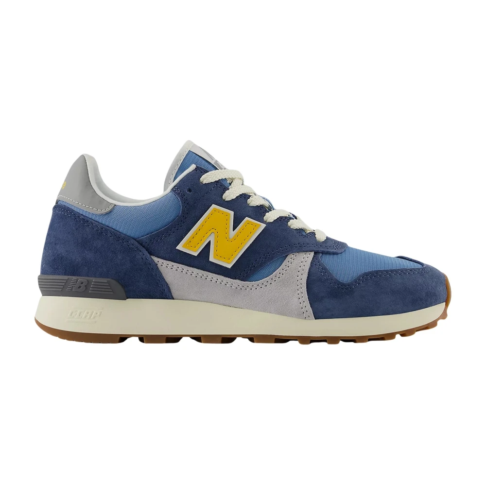 New Balance Gepaneelde Suède en Mesh Sneakers Heren Schoenen Blauw
