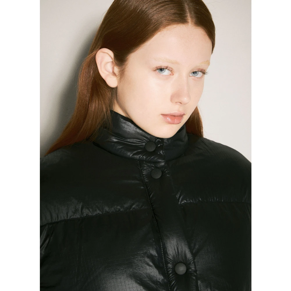 Our Legacy Ripstop Puffer Jas Black Dames