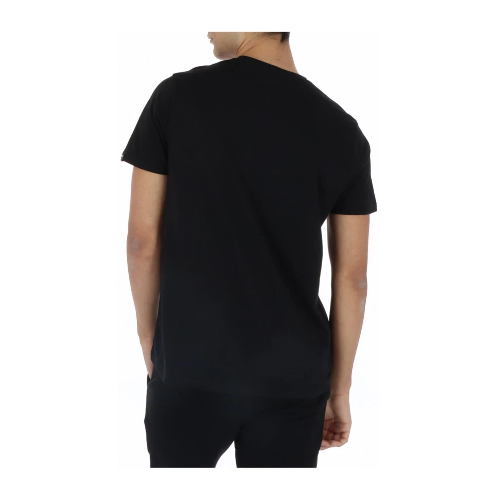 Les Hommes Abstract Grafisch Print T-shirt Black Heren