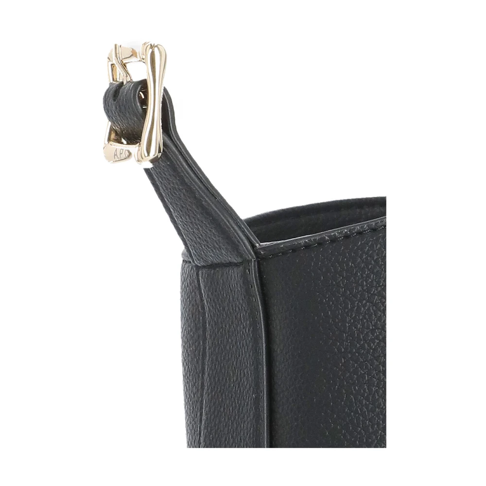 A.p.c. Zwarte Schoudertas met Logo Black Dames