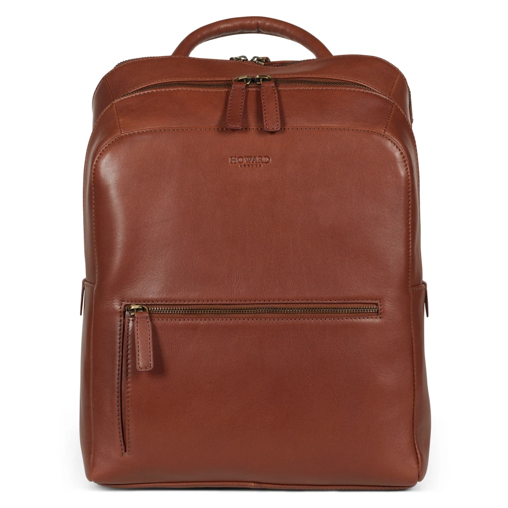 Howard London Men's Brown Backpacks, One Size, Byron Backpack