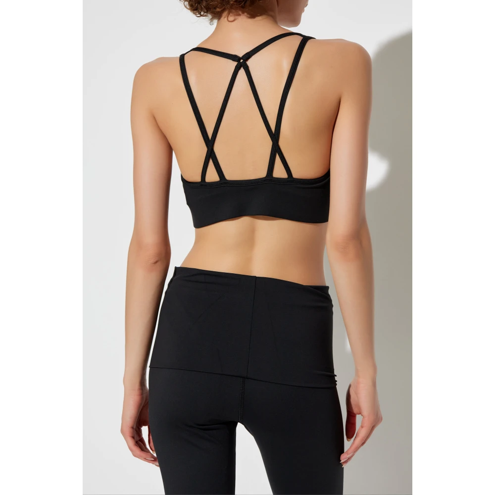 adidas by stella mccartney TrueStrength Yoga Sportbeha Black Dames