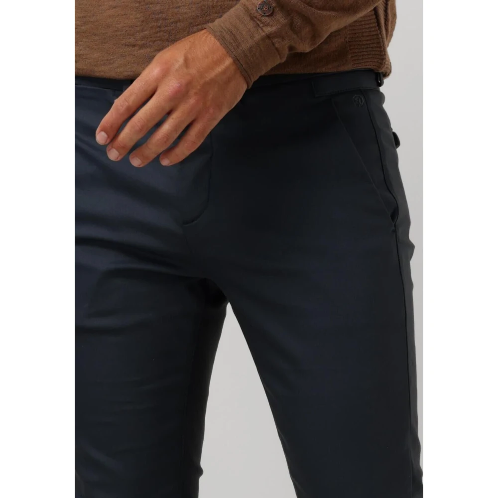 Cast Iron Blauwe Chino Stretch Broek Blue Heren