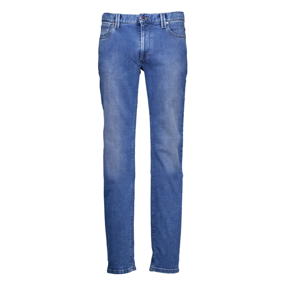 Alberto Slimme Blauwe Jeans 4507 1861 838 Blue Heren
