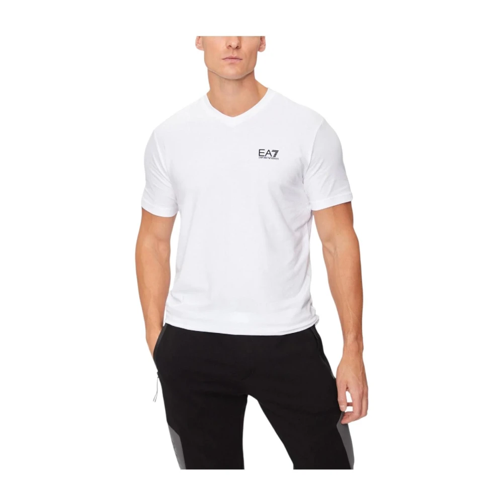 Emporio Armani Men's White Minimalist Logo T-Shirt - T-Shirts - Xl - Tops