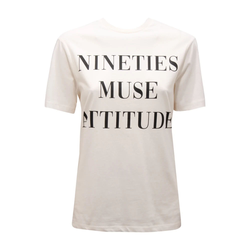 Elisabetta Franchi Women's White Maglia Wo Cotton - T-Shirts - S - Tops