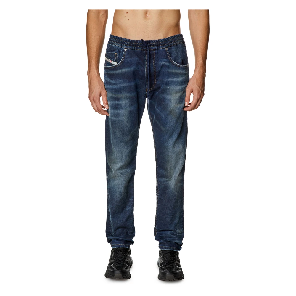 Diesel Tapered 2030 D-Krooley Joggjeans Blue Heren