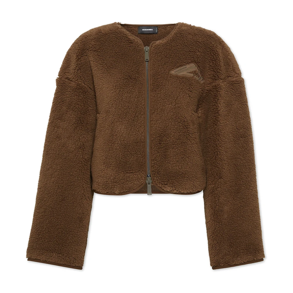 Dsquared2 Brown Light Jackets, Female, Xs, Jumper Collection
