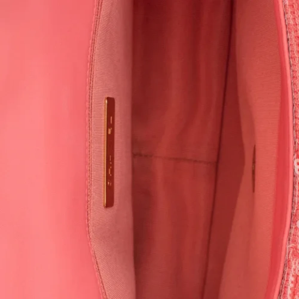 Chanel Vintage Pre-owned Fabric chanel-bags Pink Dames