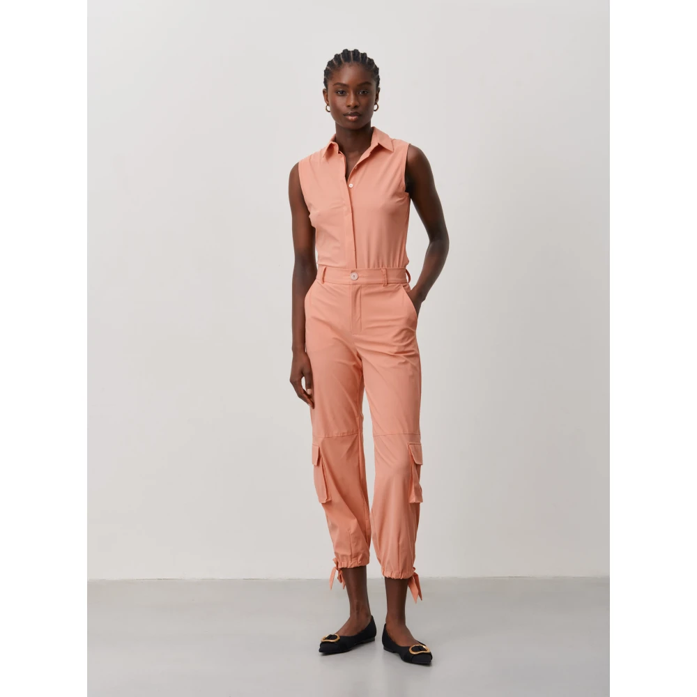 Jane Lushka Cargo Pants Trend | Abrikoos Orange Dames