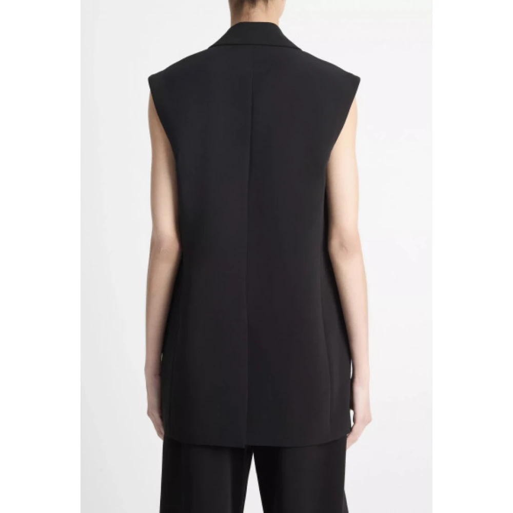Vince Mouwloze Blazer Moderne Zomerse Kleding Black Dames