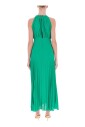 emerald-halter-pleated-dress