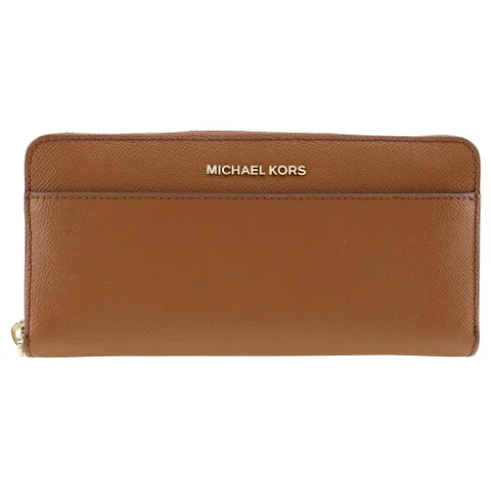 Michael Kors Pre-owned Leather wallets Brown Dames