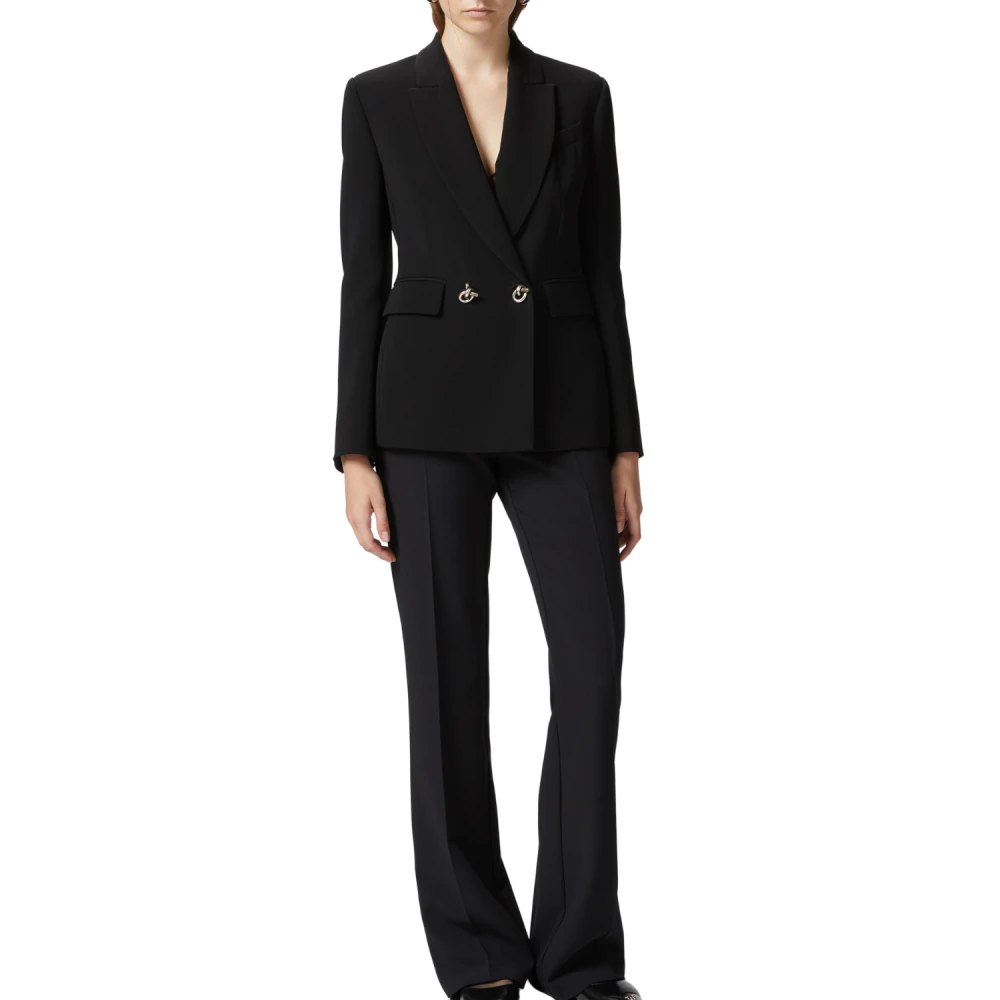 pinko Grenoble Technische Cady Jas in Zwart Black Dames
