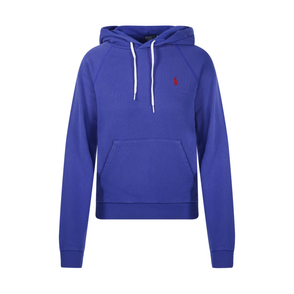 Ralph Lauren Graphic Royal Hoodie Blue Dames