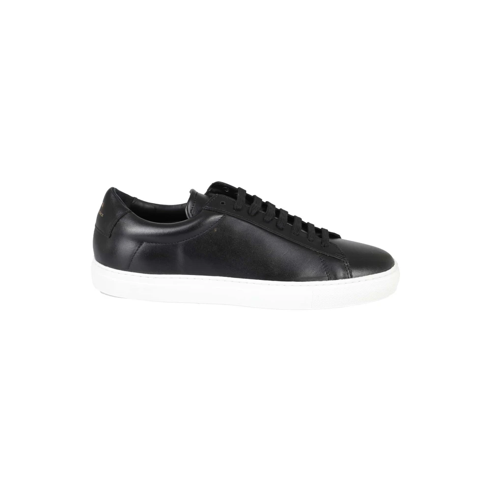 Zespà Nappa Leren Sneakers Heren Schoenen Zwart