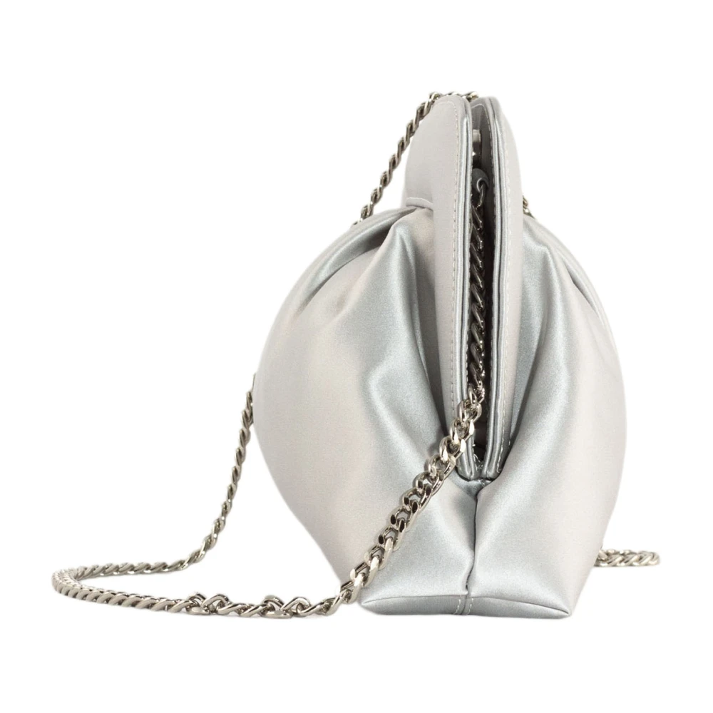 Roberto Festa Grijze satijnen Ophelia tas met ketting Gray Dames