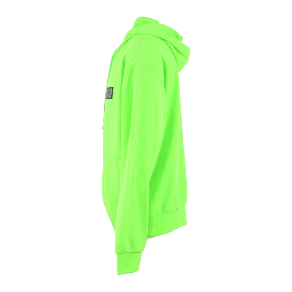 Dolce & Gabbana Heren Fluor Hoodie Green Heren