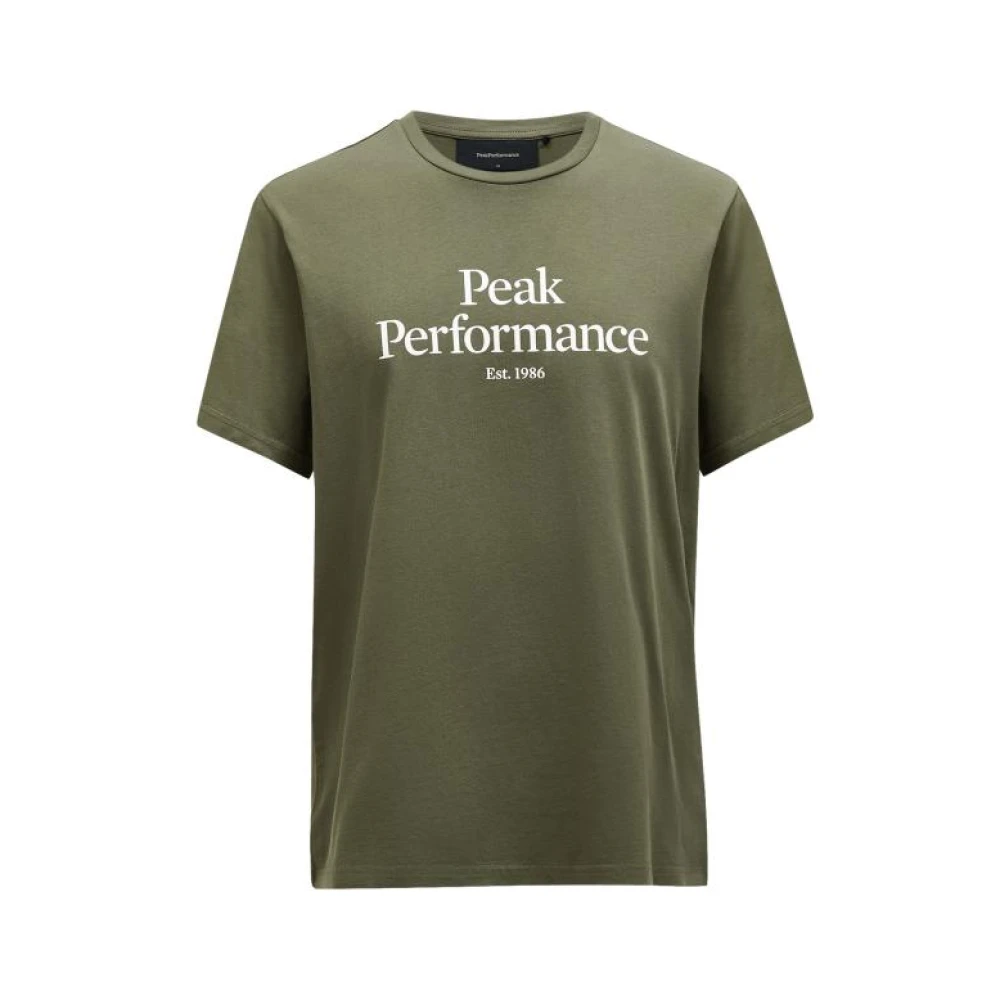 Peak Performance Original Pine Needle Tee Green, Herr