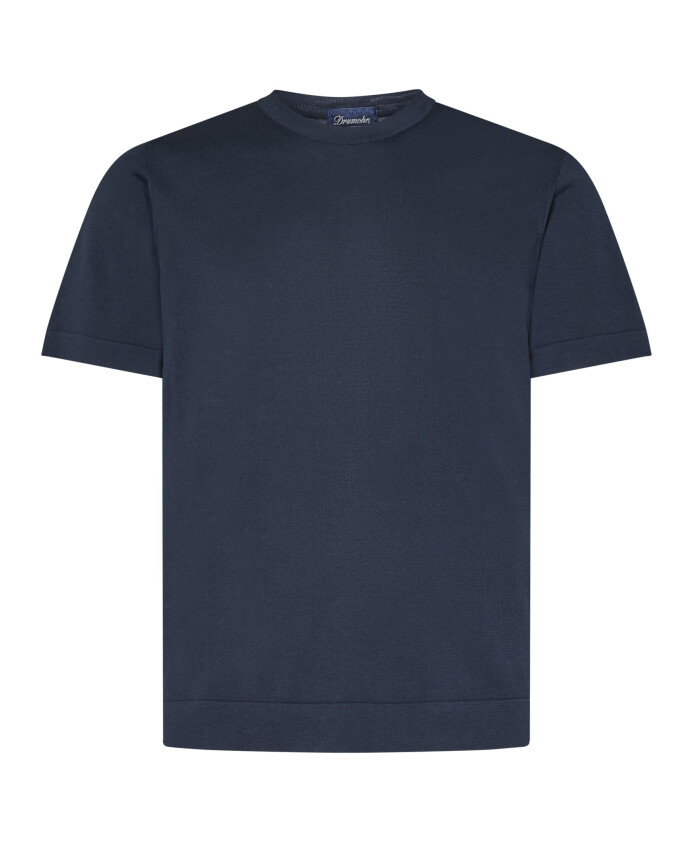 t-shirts-et-polos-bleus-coton-leger
