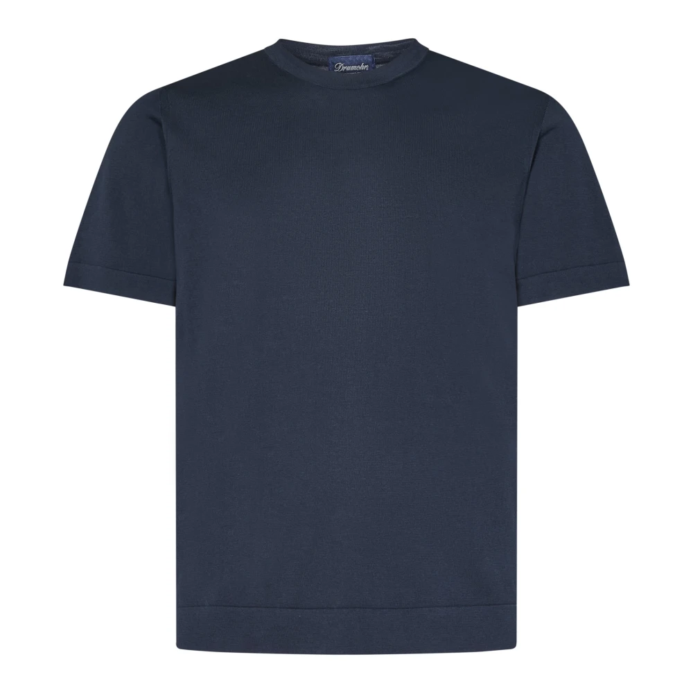 Drumohr - Tops > T-Shirts - Blue - Drumohr - Modalova