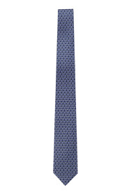 Krawat z motywem Gancini