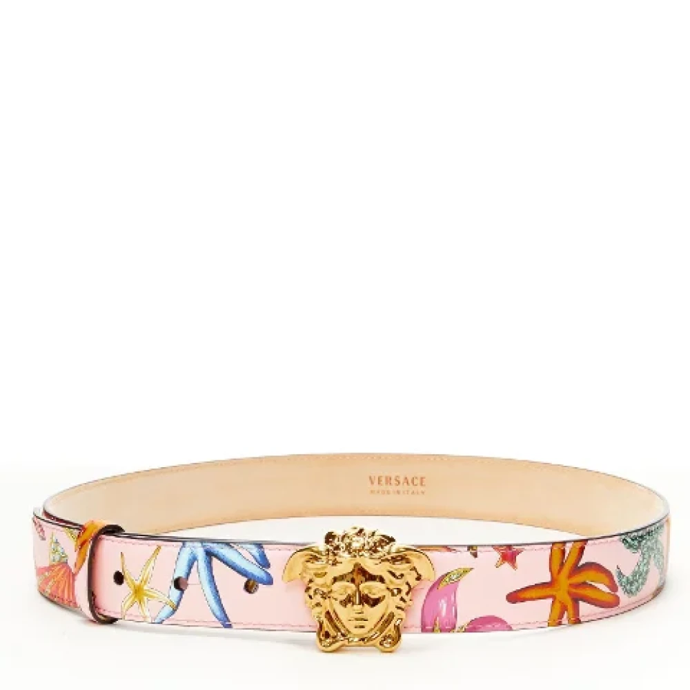 Versace Pre-owned Leather belts Multicolor Dames