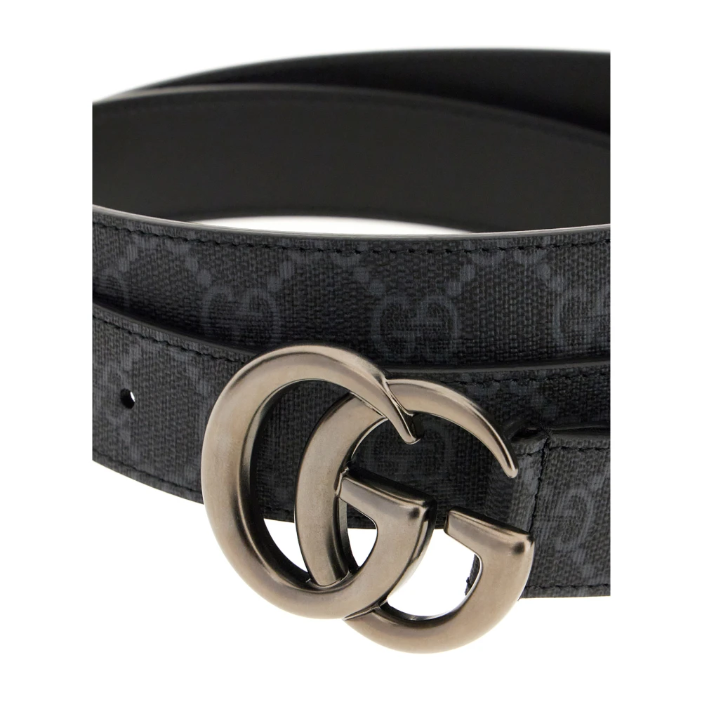 Gucci Stijlvolle Riemencollectie Black Heren