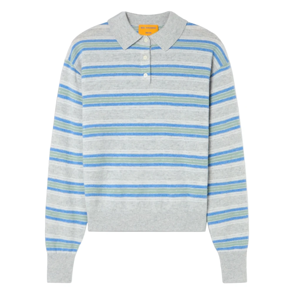 Guest In Residence Multicolor Collegiate Stripe Polo - Female - Cashmere Knitwear - Xs - Knitwear