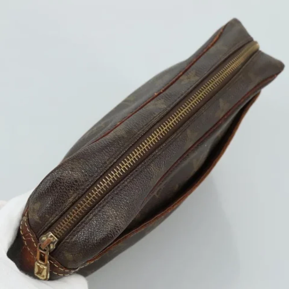 Louis Vuitton Vintage Pre-owned Canvas clutches Brown Dames