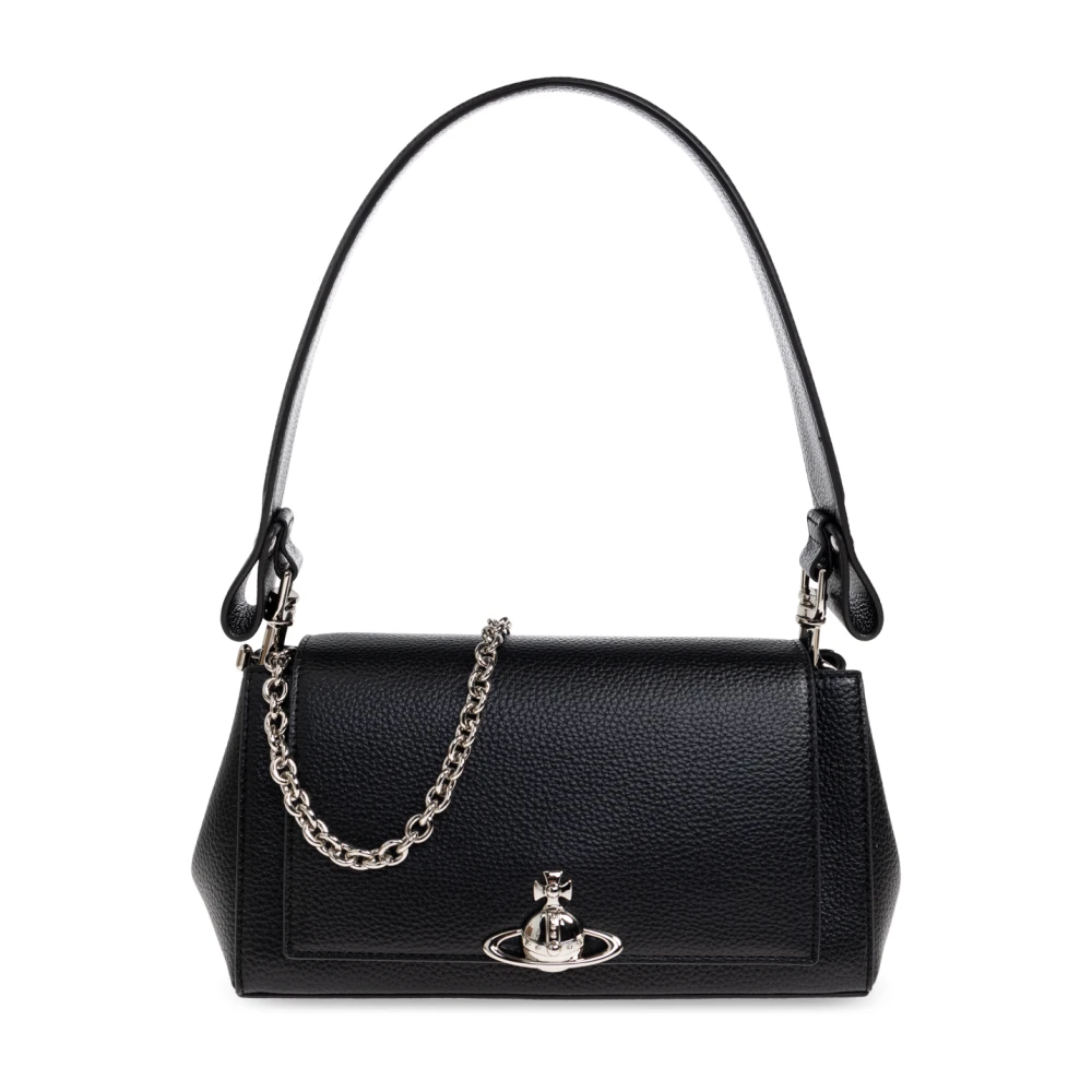 Vivienne Westwood Women's Black Hazel Medium Shoulder Bag