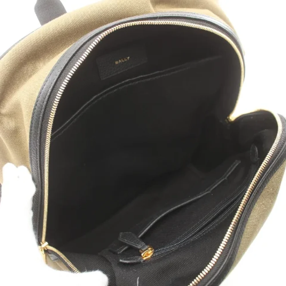 Bally Pre-owned Canvas backpacks Black Heren