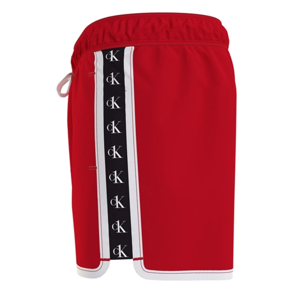 Calvin Klein Stijlvolle Herenzwemkleding Km0Km005555 Xnd Red Heren