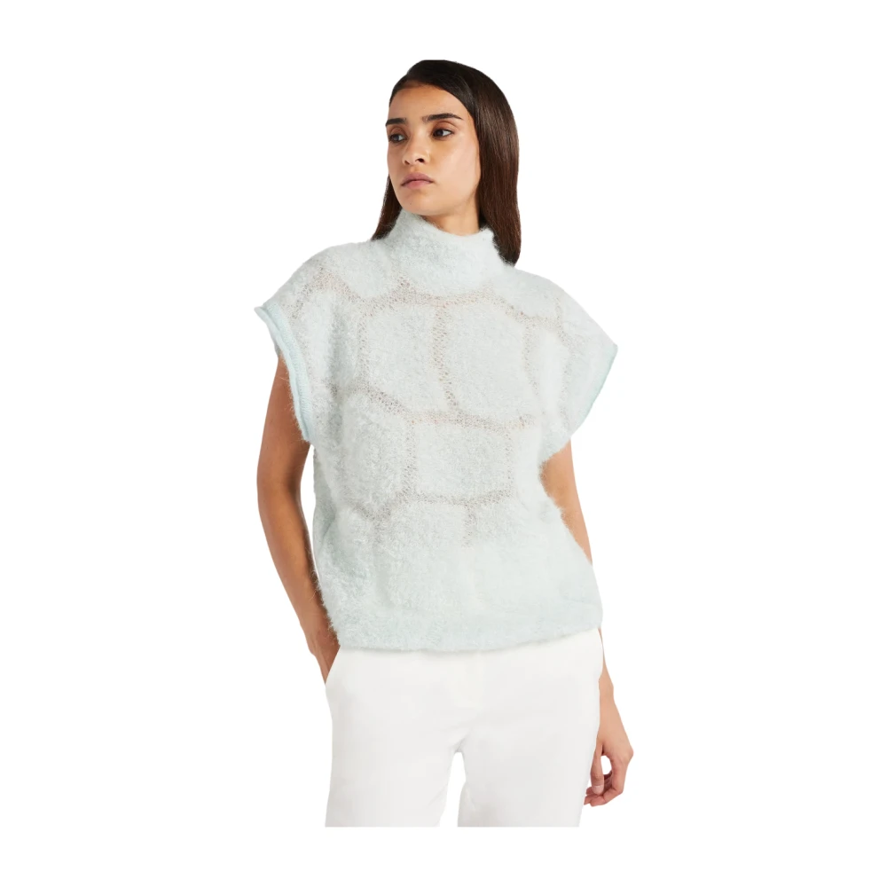 Genny Mohair Coltrui Green Dames