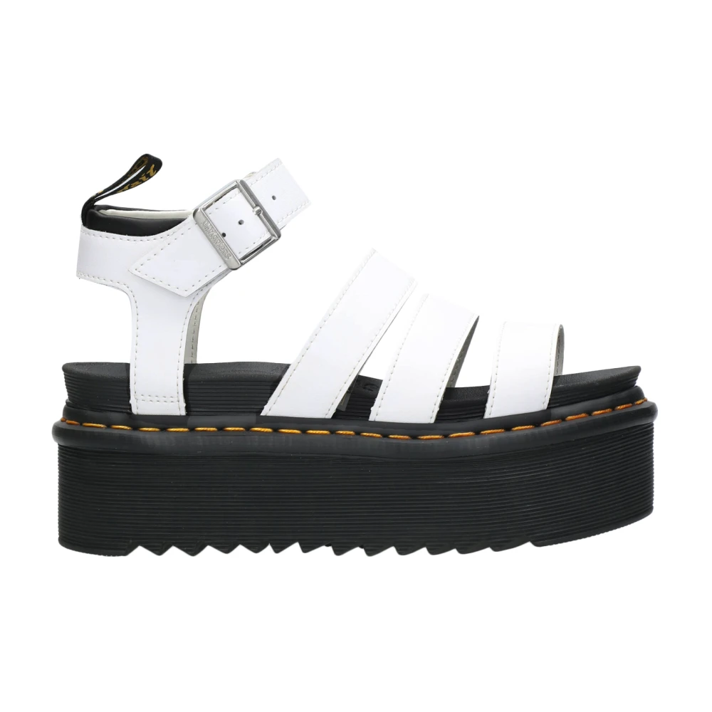 Dr. Martens Donna Bianco - Sandali Blaire Hydro Con Zebrilus Platform - Shoes - 39 Eu