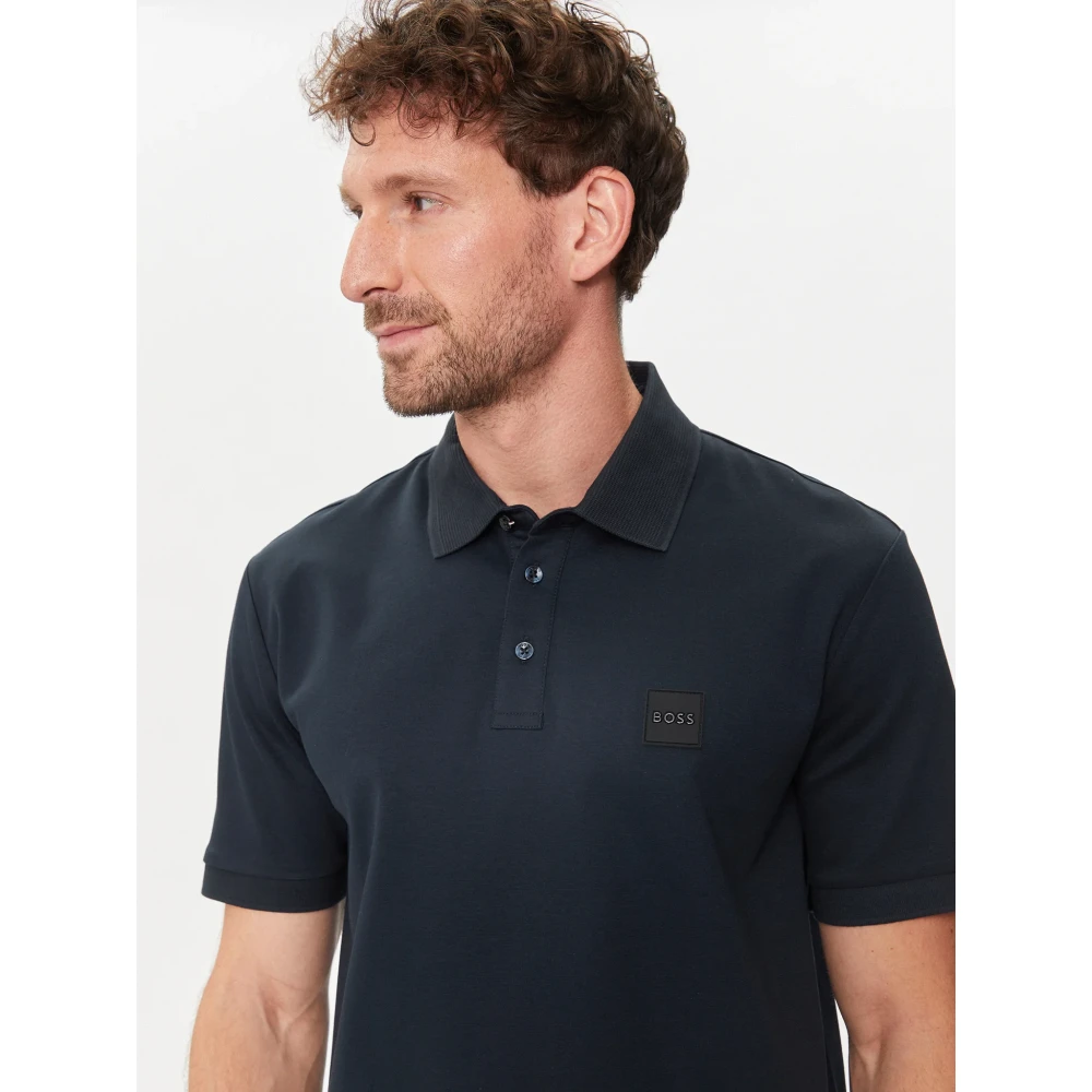 Hugo Boss Blauwe Polo T-shirts en Polos Blue Heren