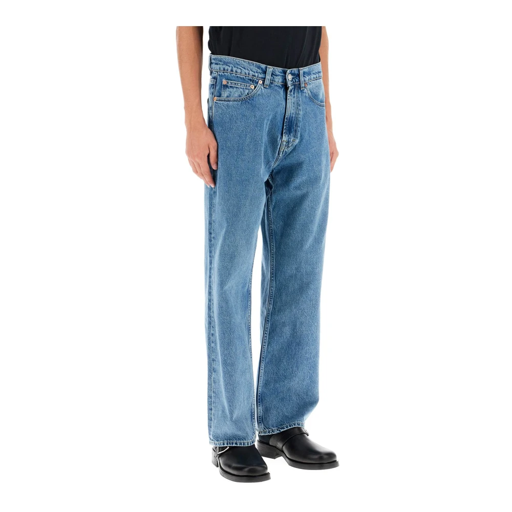 Our Legacy Wijde Snit Denim Jeans Blue Heren