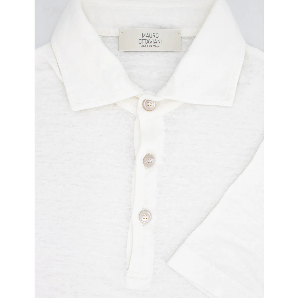 Mauro Ottaviani Polo Shirts White Heren