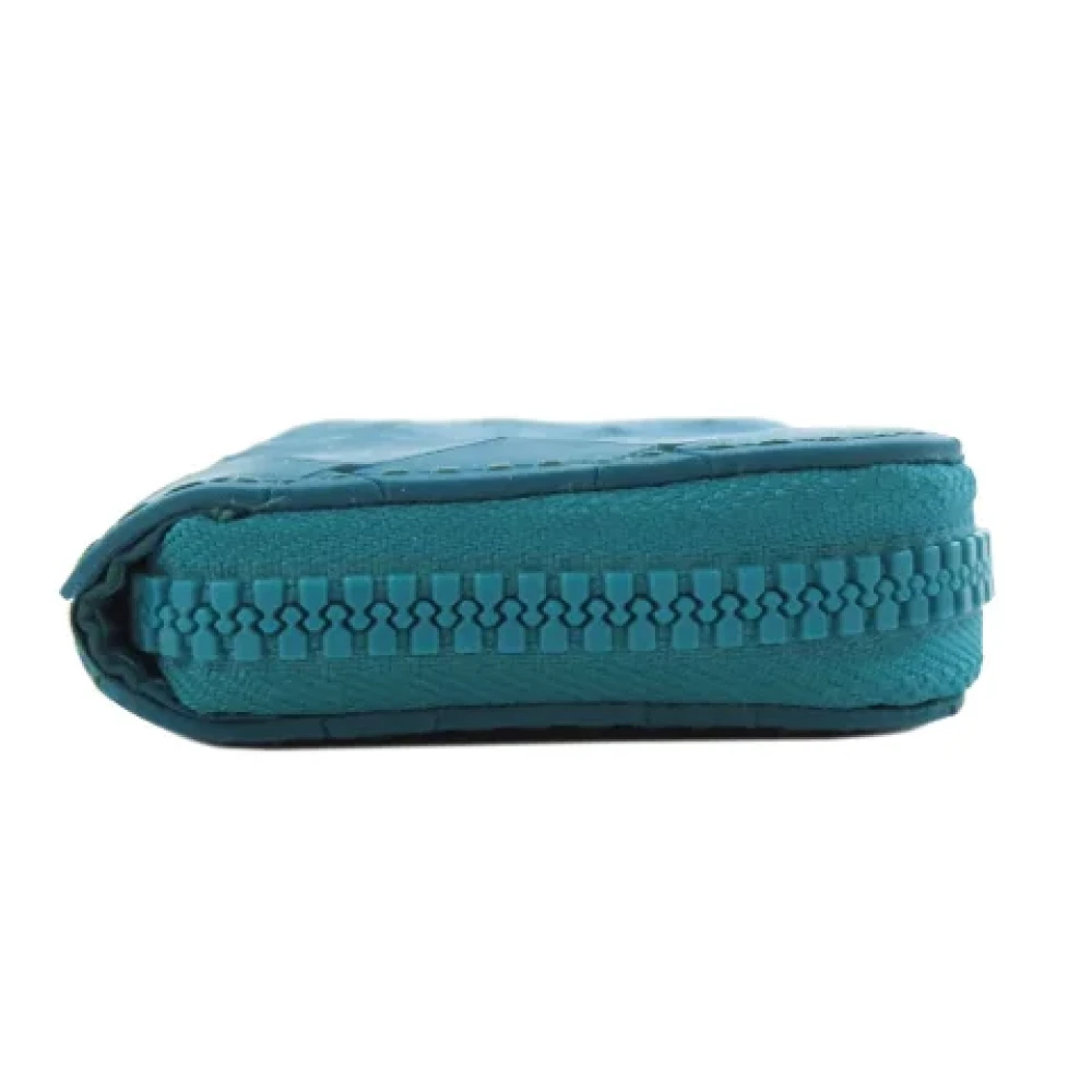 Bottega Veneta Vintage Pre-owned Fabric wallets Green Dames