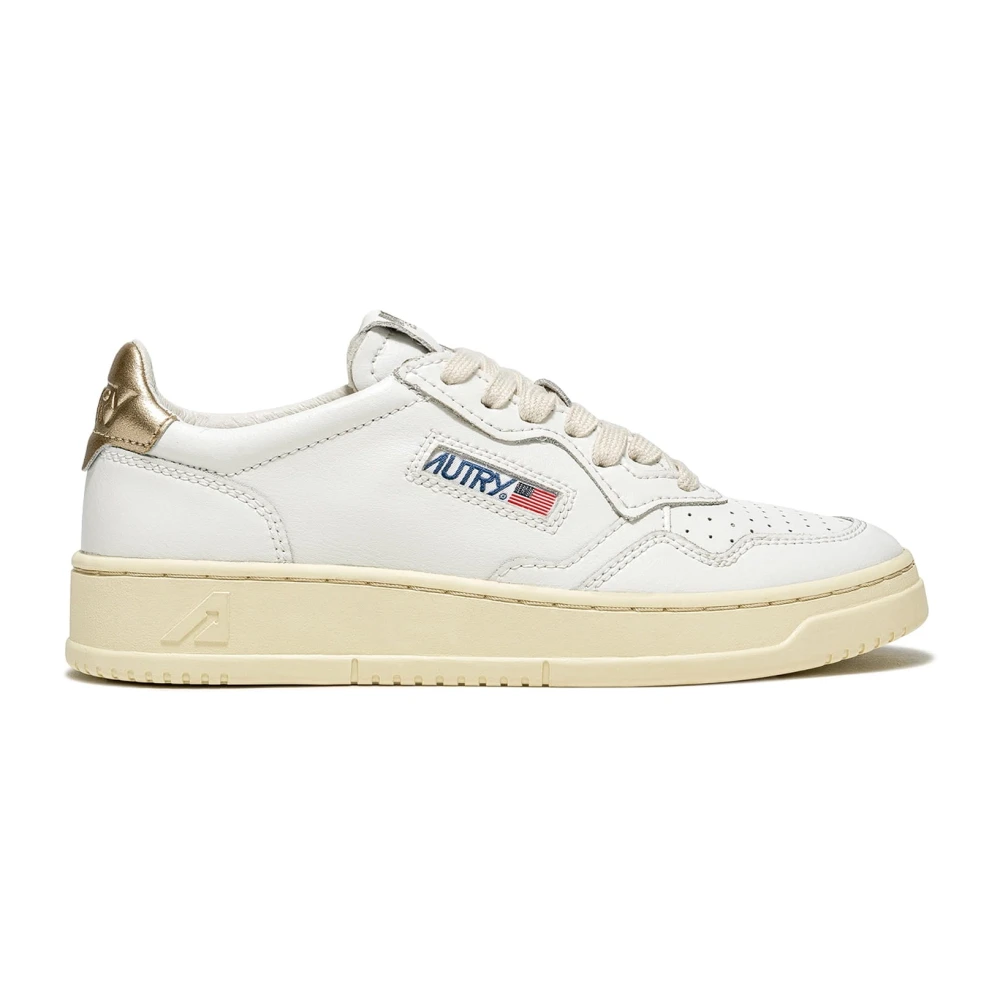 Autry La Medalist Low Ll06 Dames Schoenen Geel