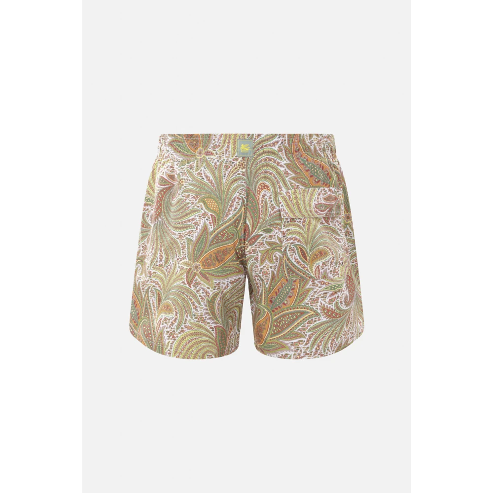 ETRO Rood Paisley Zwemkleding Set Multicolor Heren