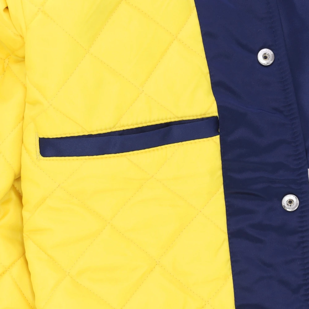 Mitchell & Ness Michigan Wolverines Bomberjack Blue Heren