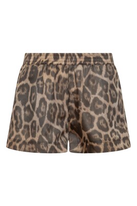 leopard-print-drawstring-shorts