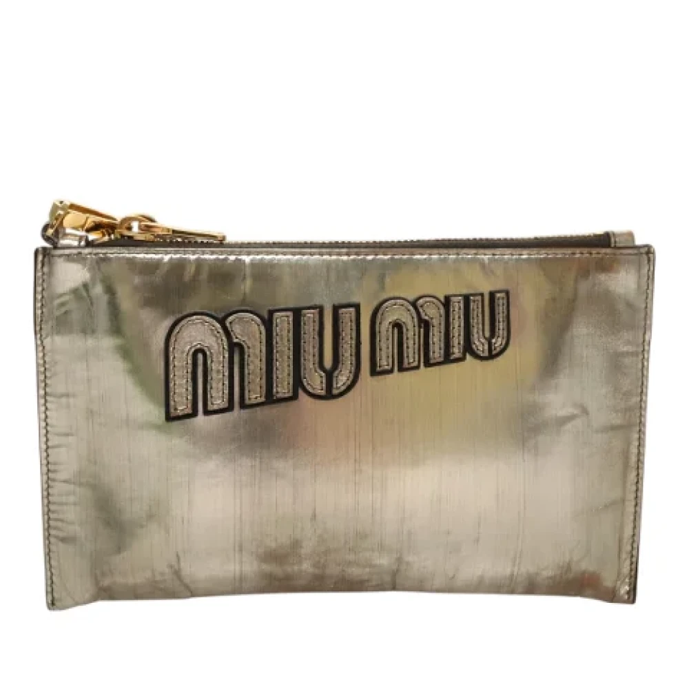 Pre-owned > Pre-owned Bags > Pre-owned Clutches - - Miu Miu Pre-owned - Modalova