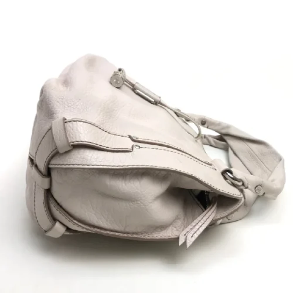 Celine Vintage Pre-owned Leather celine-bags Beige Dames
